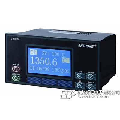 安东电子ANTHONE单色液晶显示过程控制无纸记录仪LU-R1000系列